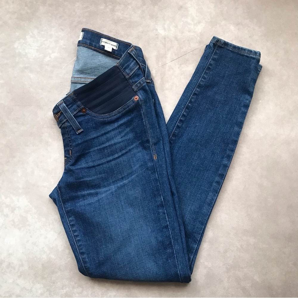 Madewell Women's Skinny Jeans - Dark Blue